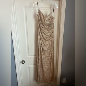 Sorrela Vita Rose Gold Sequin Dress